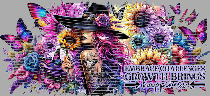 16oz Sunflower Girl-SU-337